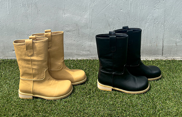 时尚 情调 圆头 中跟 靴子