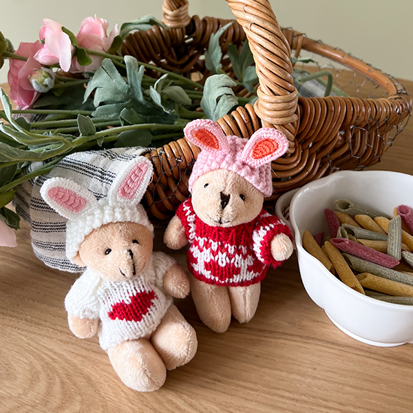 针织衫 兔子 钥匙链