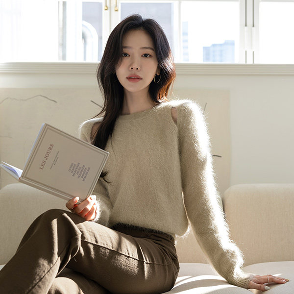 ODE 点缀 安哥拉 针织衫