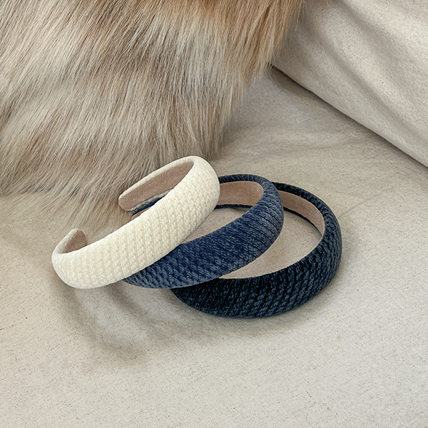 冬季 曲线 丝绒 头绳