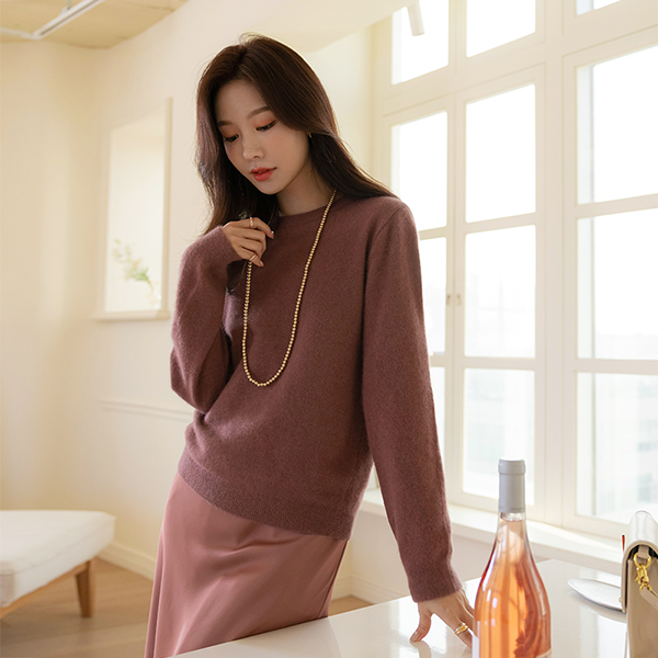 特别服务 颜色 柔软的 日常 羊毛&貉子 针织衫