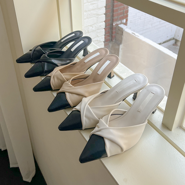 扭曲 点缀 细高跟 高跟 高跟鞋