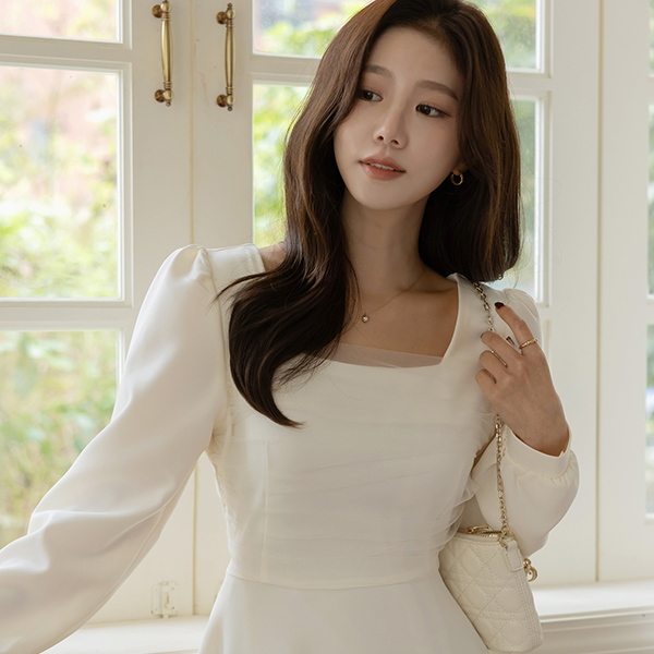 팅커벨 后面蝴蝶结 A字型 连衣裙 (迷你/长款ver)