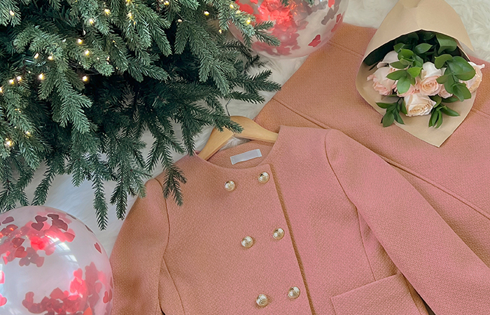 Monet 双 扣子 棉衣 内衬 Set-up 夹克