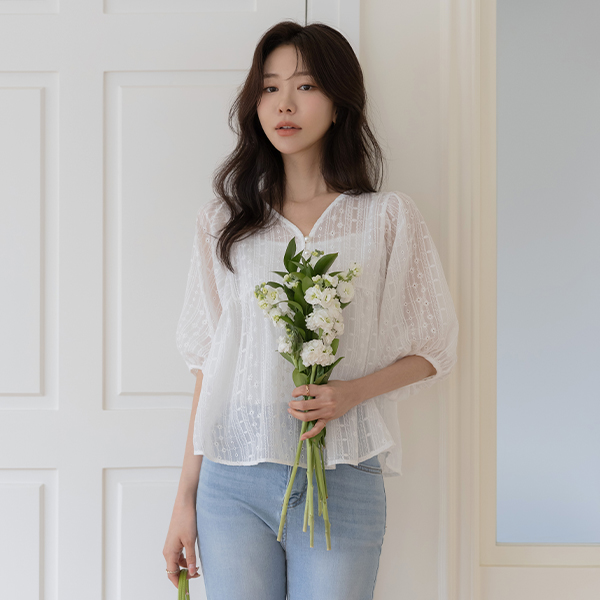 缂丝 印花 아방 背心&罩衫 SET