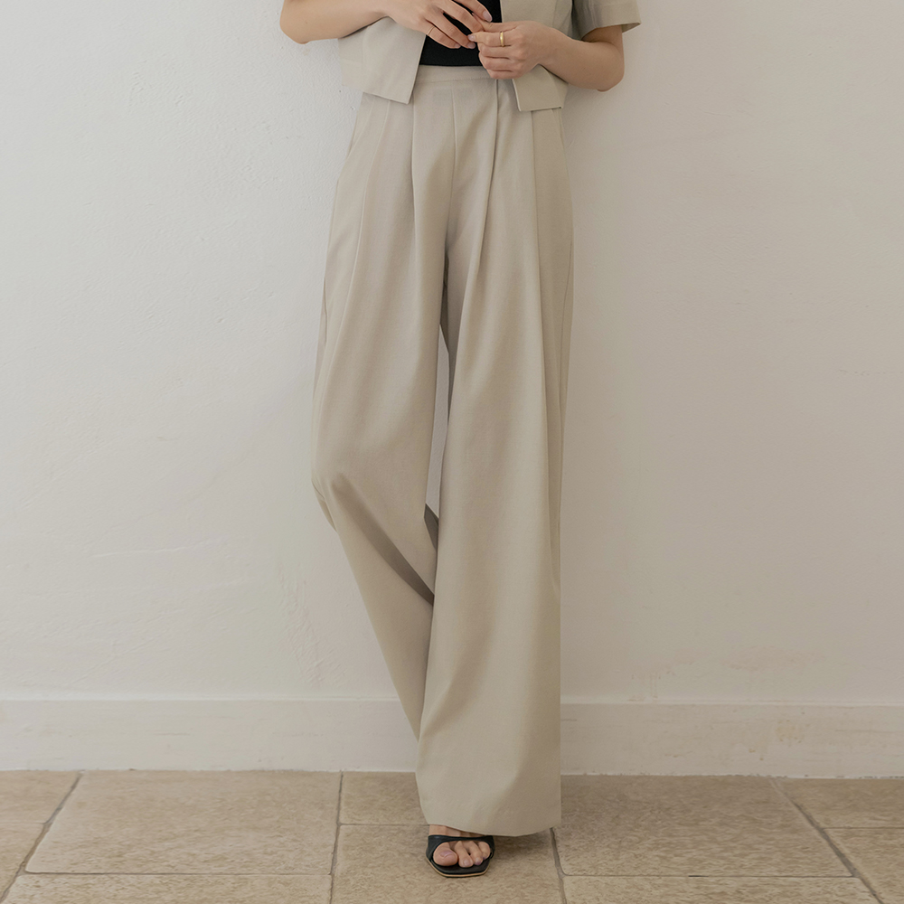 炫酷 后腰松紧带 宽绰 夏天 Set-up 宽松长裤