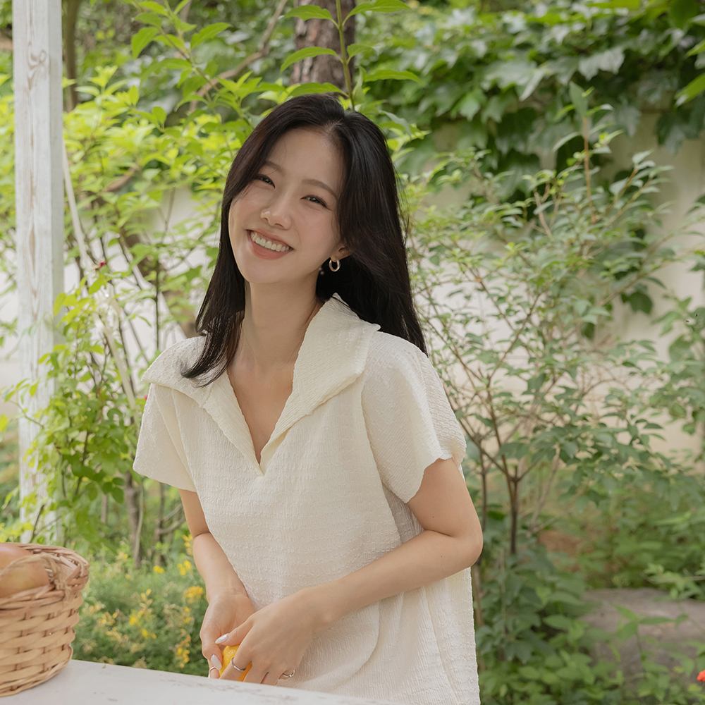去皱纹 翻领 长款 宽松 连衣裙