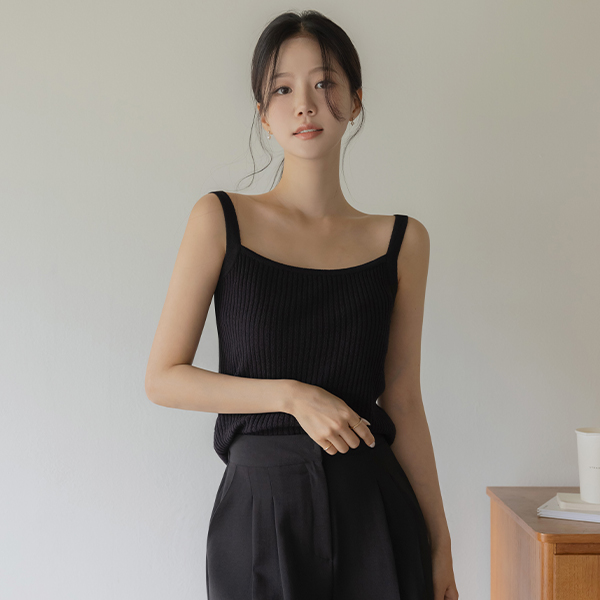 亚麻 夏天 细密 条绒 背心 针织衫