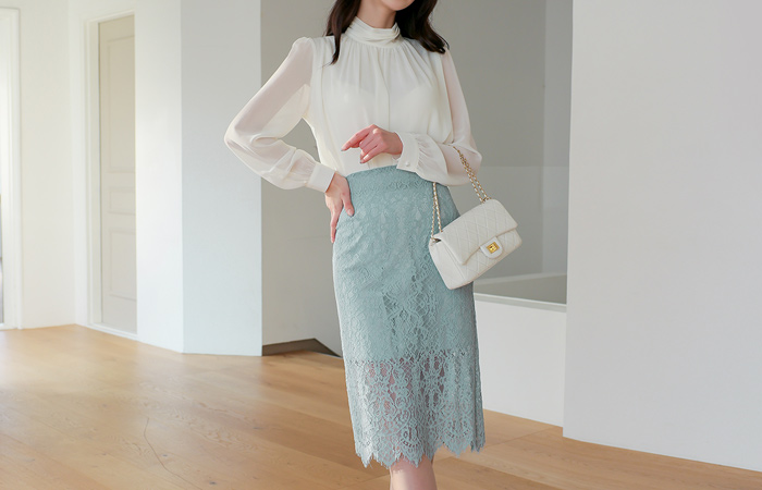 浪漫 花纹 蕾丝 裙子