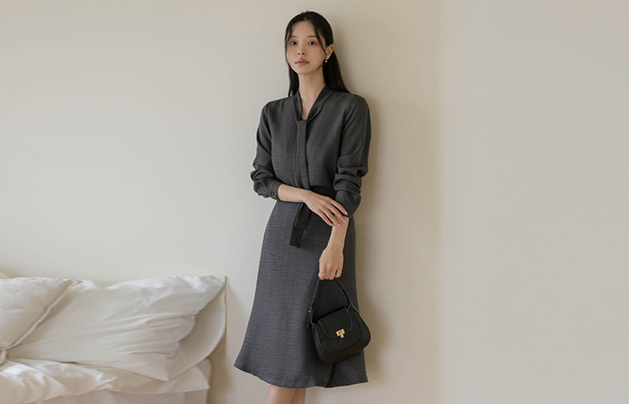 自然 美人鱼 Set-up 裙子