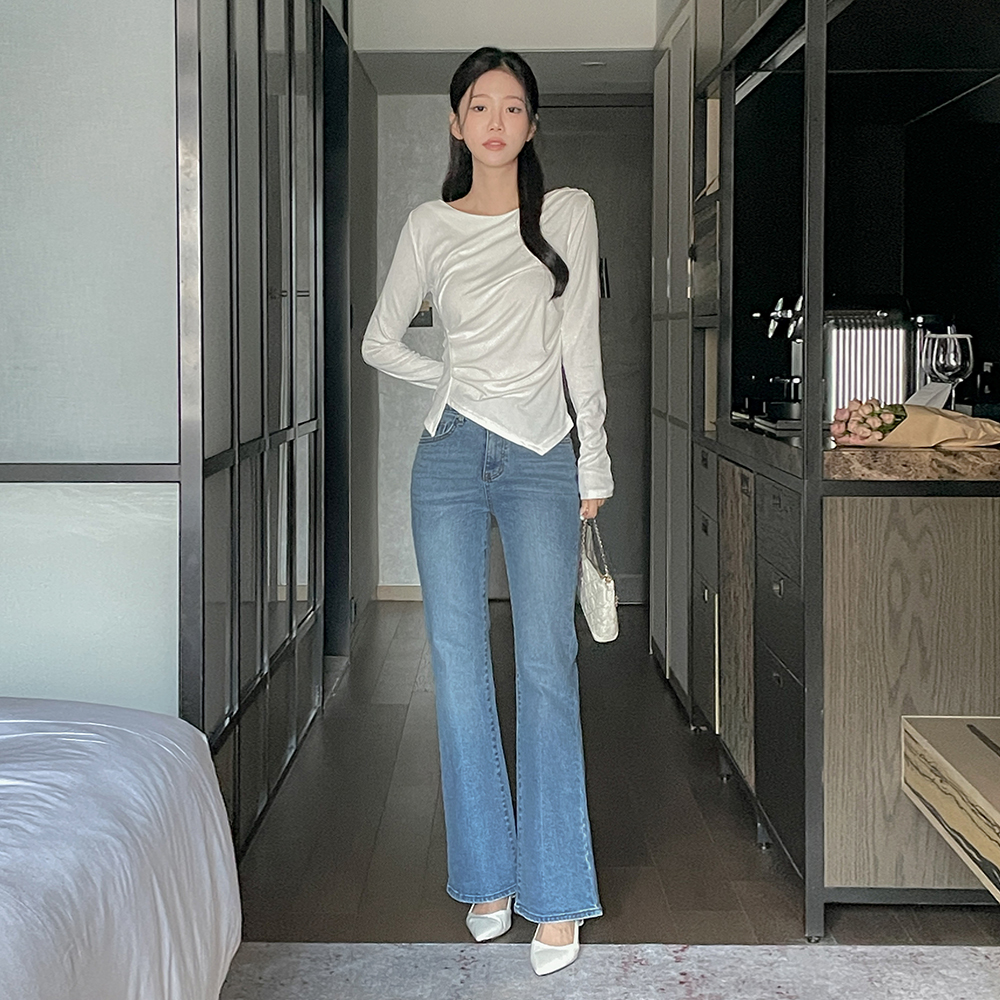 Standard 喇叭 牛仔色 裤子