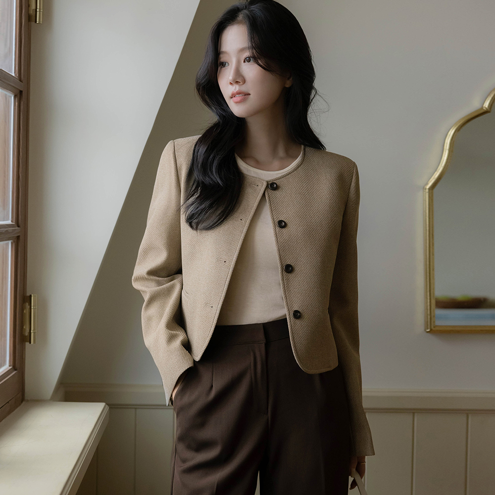 秋季 摩登 스탠다드핏 夹克