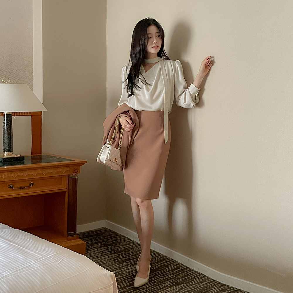 劳拉 女性化的 H字型 Set-up 裙子