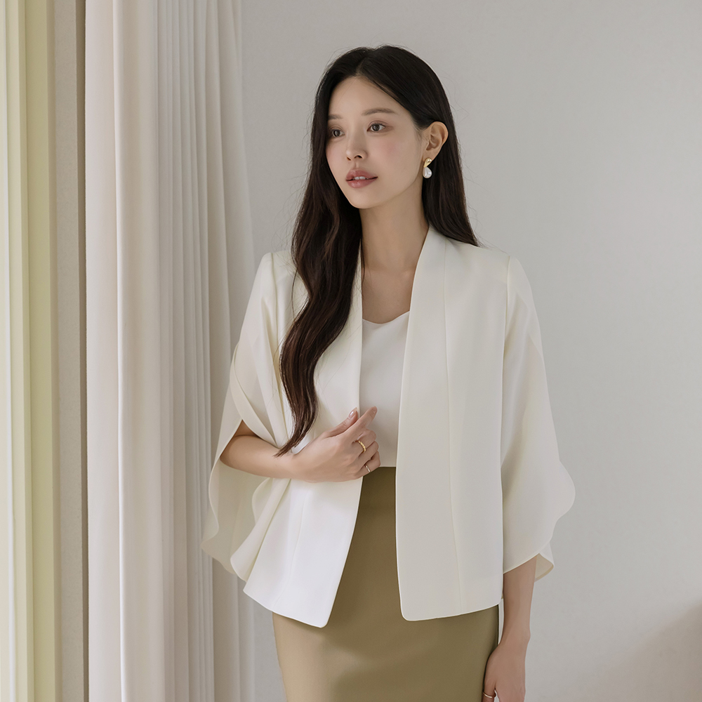 雷纳 郁金香 袖 敞开式 夹克(fall)