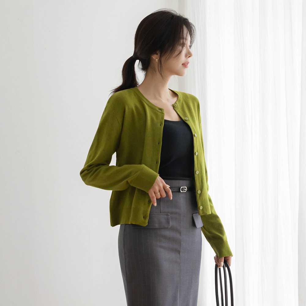 All Day 圆领 针织衫 开衫