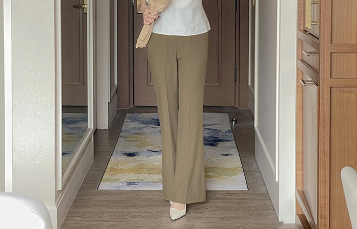 日常 喇叭 宽松长裤