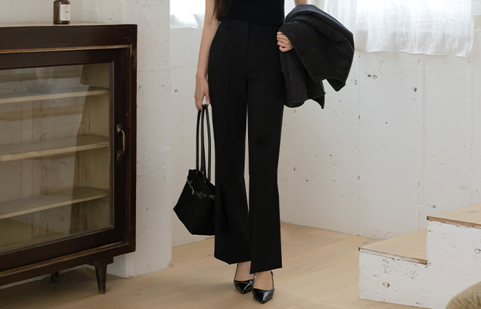 日常 喇叭 宽松长裤