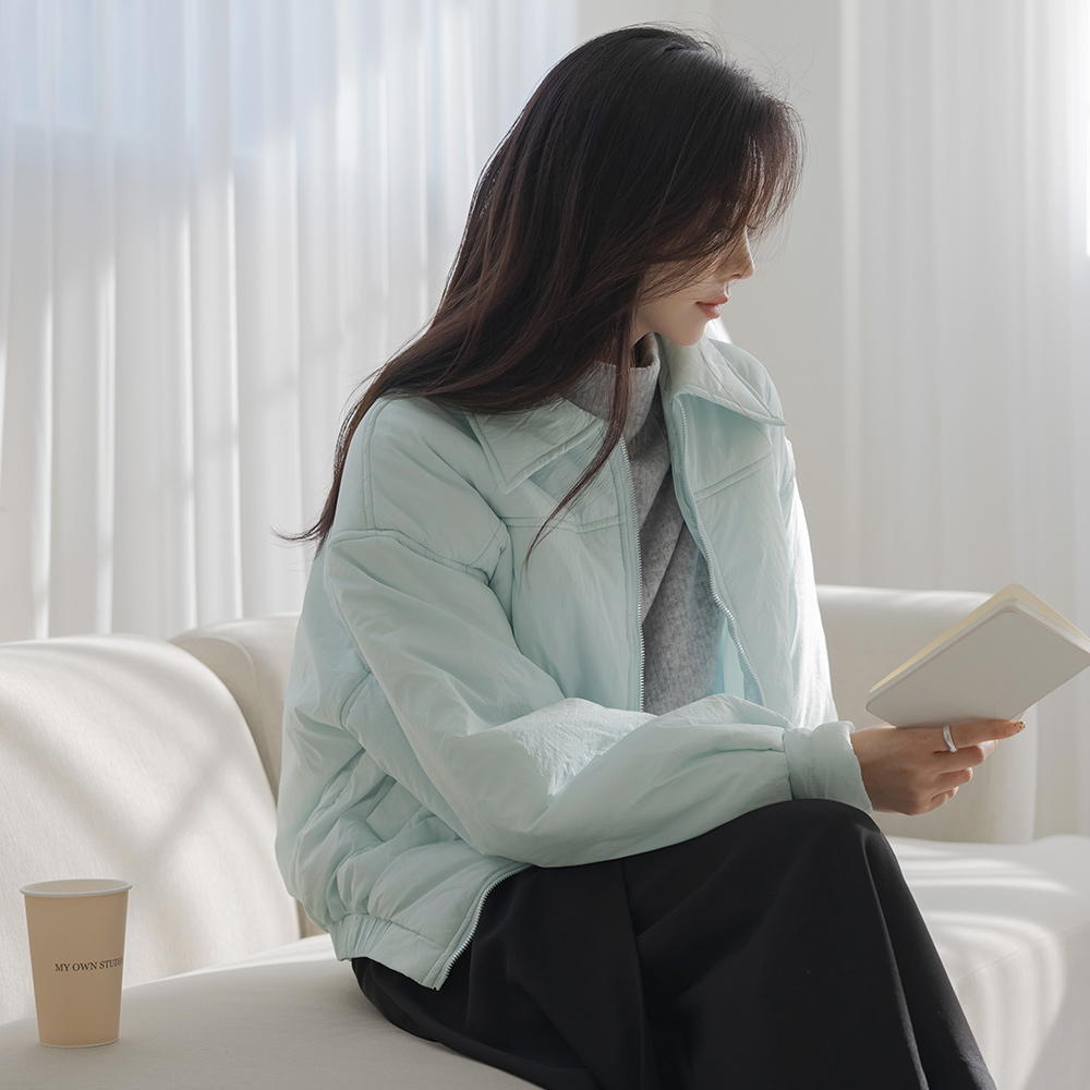 糖 翻领 基本 羽绒棉 羽绒服