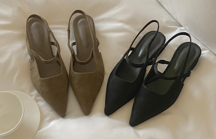 翻毛皮 玛莉·珍 露脚后跟鞋 高跟鞋