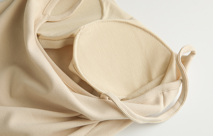 拉绒 内衬 直筒 领 护垫内藏 背心