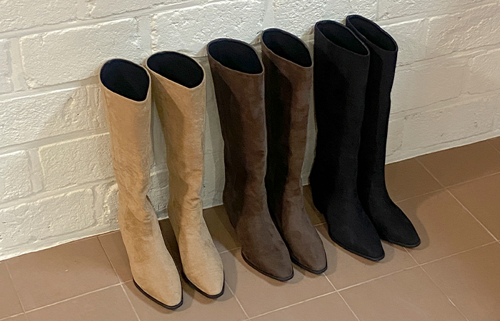 情调 翻毛皮 长靴