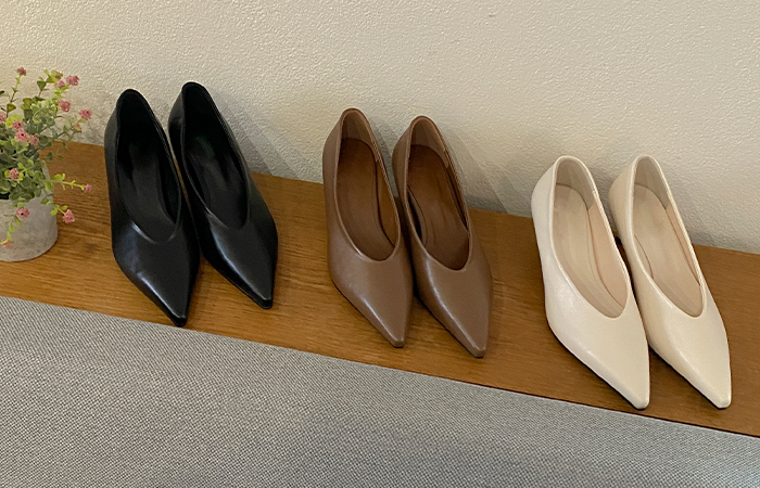 修身 细高跟 中跟 高跟鞋
