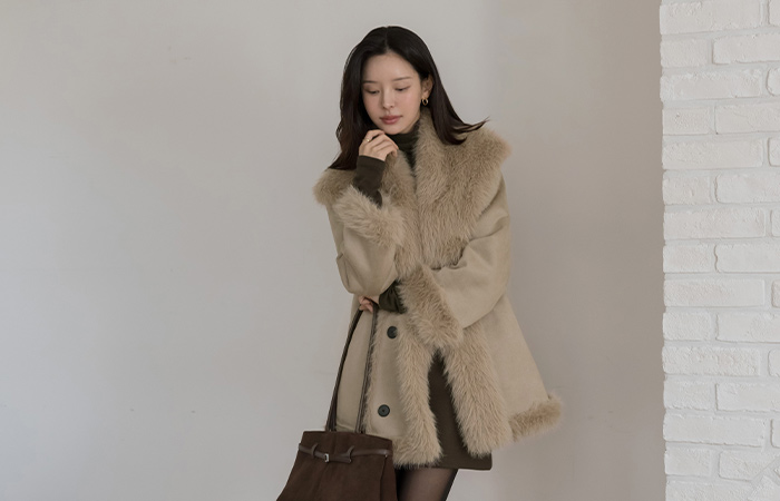 翻毛皮 毛皮草 双面式 Mustang