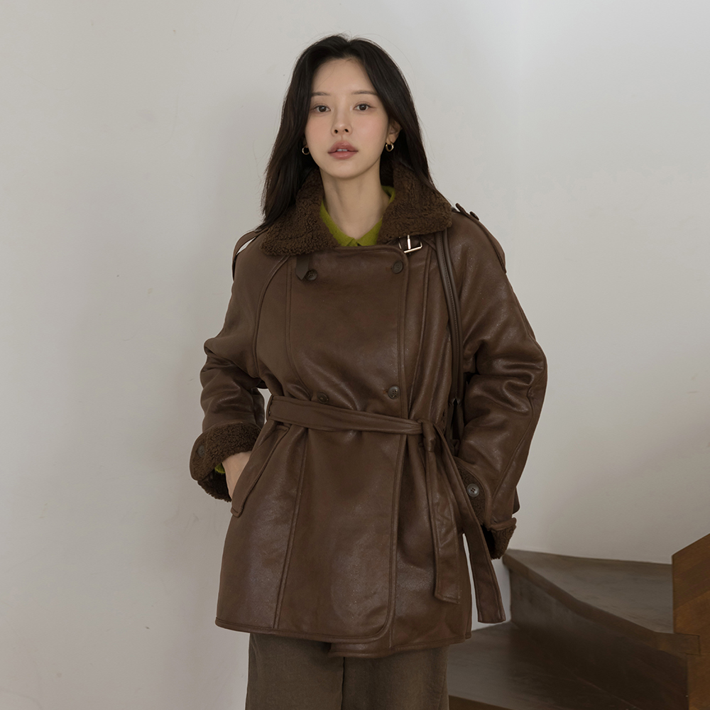 高龄 闪亮 宽松 Mustang(+腰带)