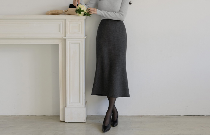 Peach 拉绒 自然 合适 美人鱼 裙子