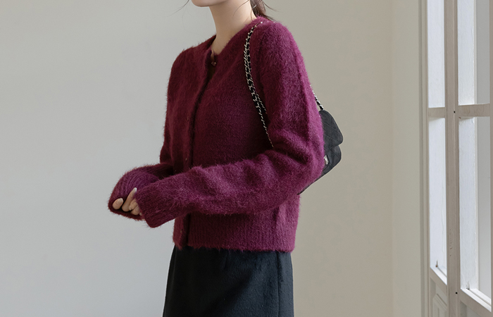 Juicy 颜色 羊毛 针织衫 开衫