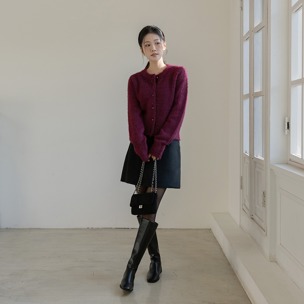 挂坠 拉绒 A字型 迷你 裙子