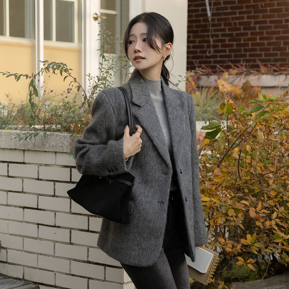 特级 马海毛 羊毛 夹克