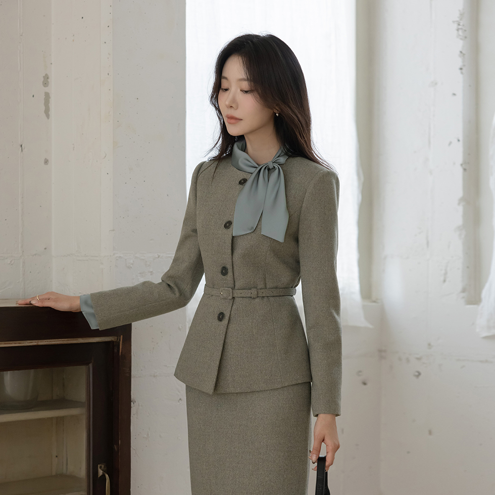 摩登 斯利姆 线条 Set-up 夹克