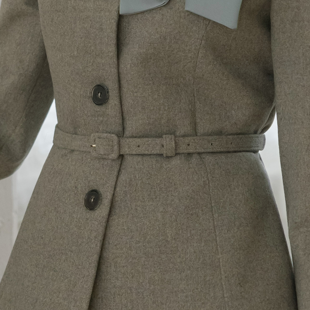 摩登 斯利姆 线条 Set-up 夹克_腰带