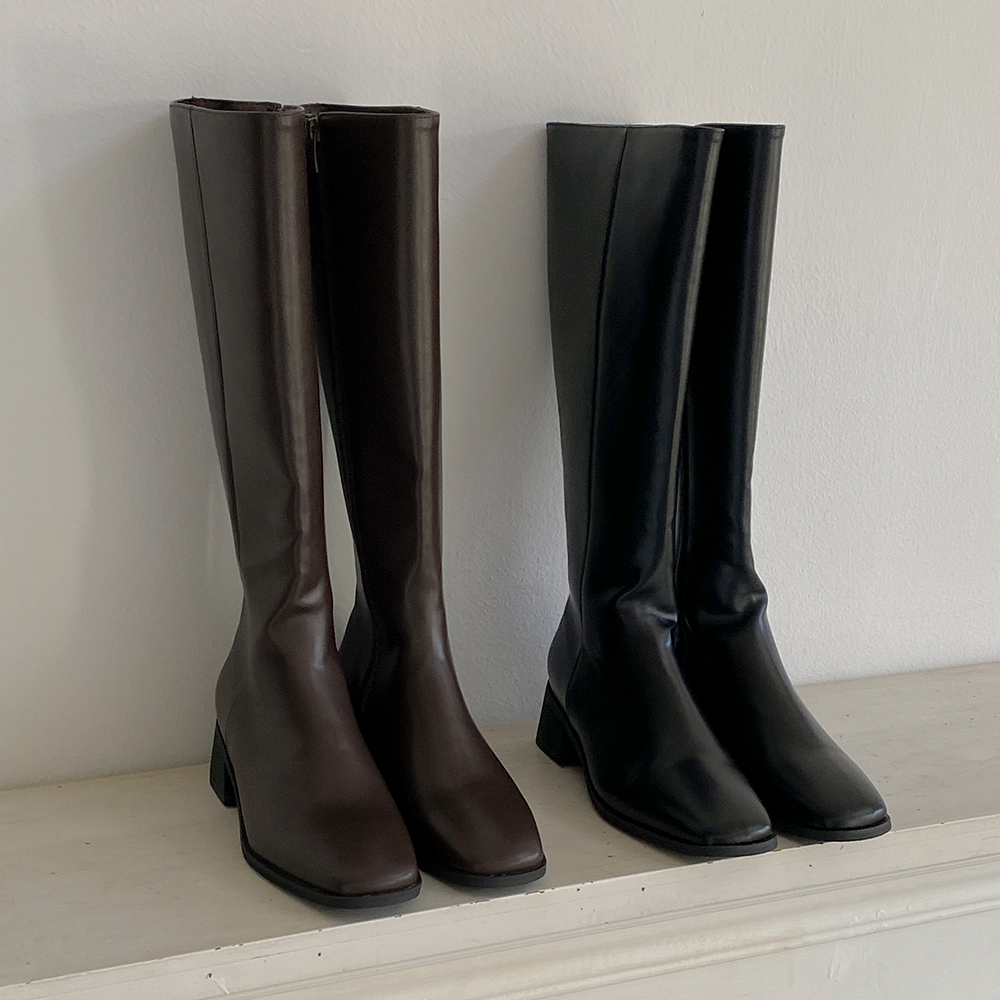 冬季 日常 拉绒 内衬 长靴