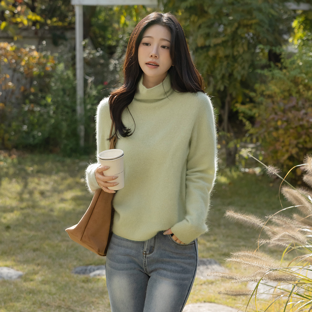 羊毛100% Macaron 高龄 ODE 针织衫