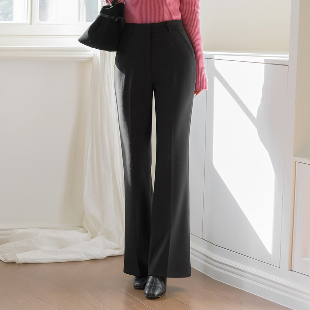 拉绒 喇叭 宽松长裤