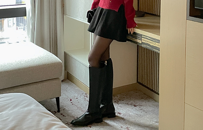 针织衫 织物 后腰松紧带 短上衣 裤子