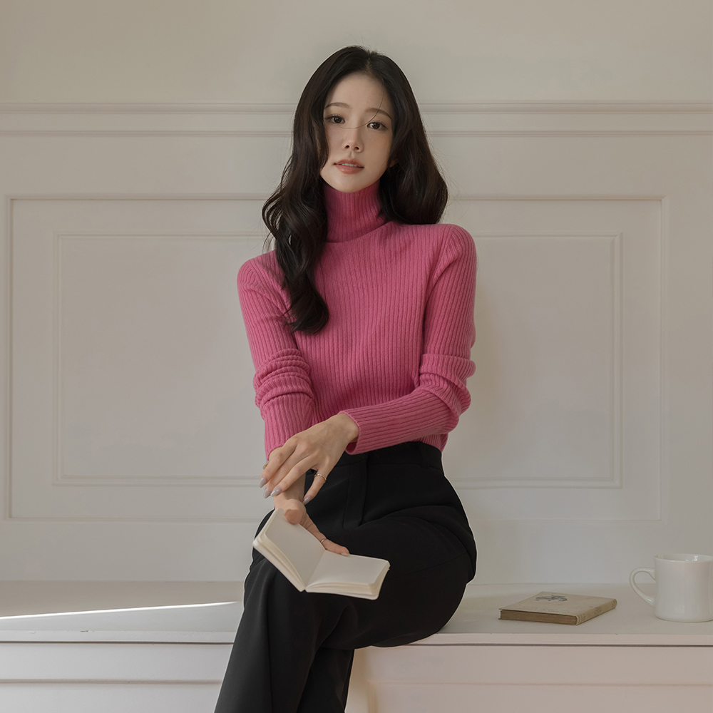 羊毛100% 高龄 Whole Garment 条绒 针织衫