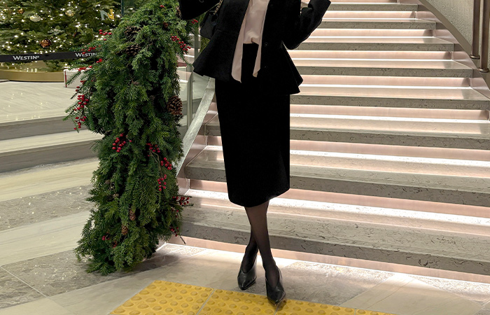 羊毛 H字型 Set-up 裙子