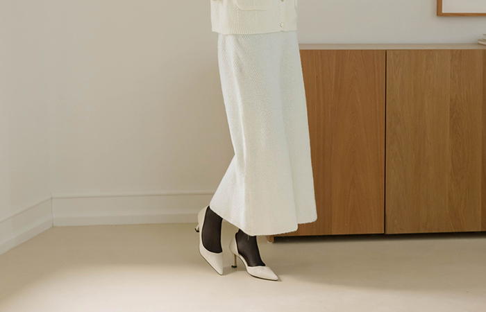 羊毛 针织衫 开衫&裙子 SET