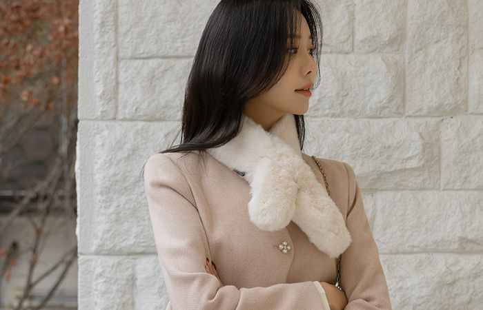 波浪卷 粗呢 Set-up 夹克