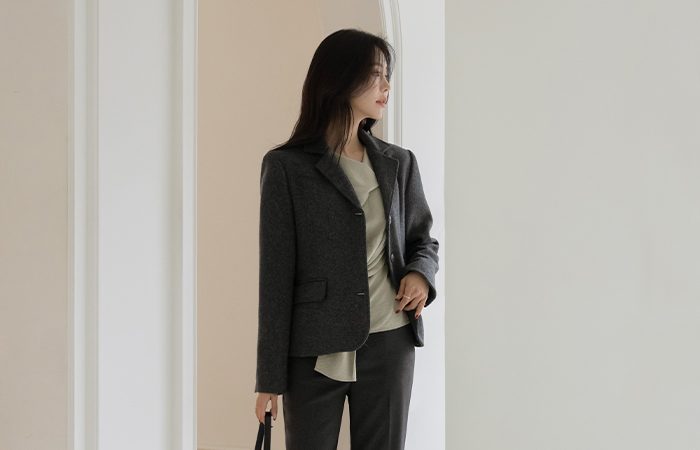 古典 订制领子 棉衣 羊毛 夹克