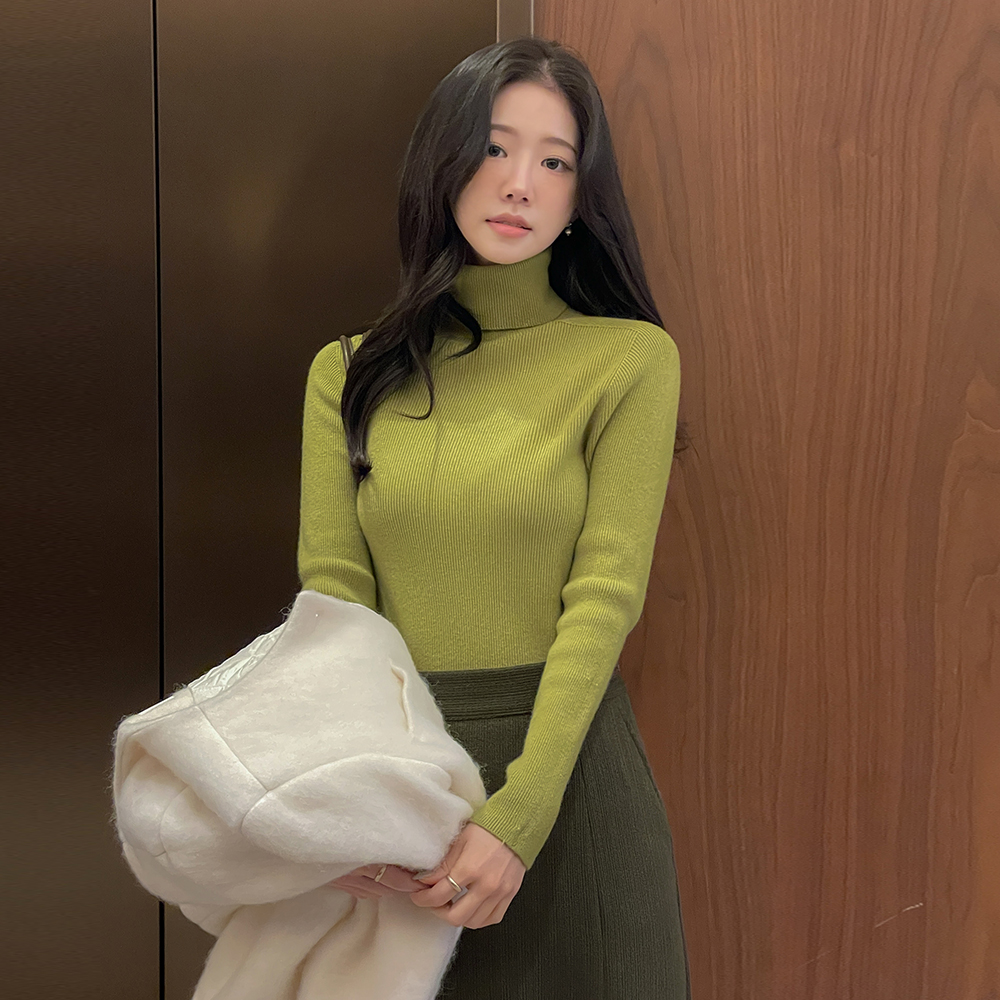 高龄 条绒 Whole Garment 针织衫