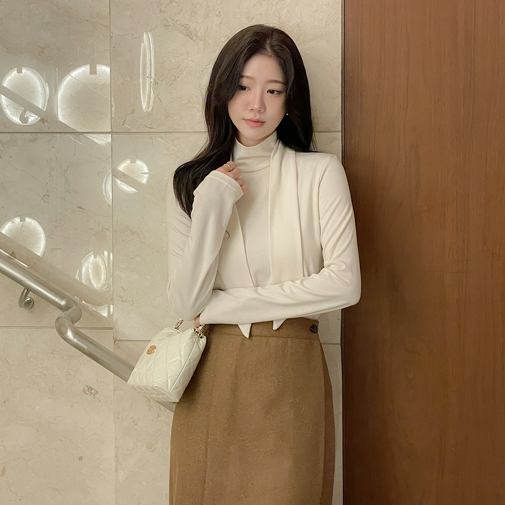 领带 拉绒 内衬 弹力 T恤衫