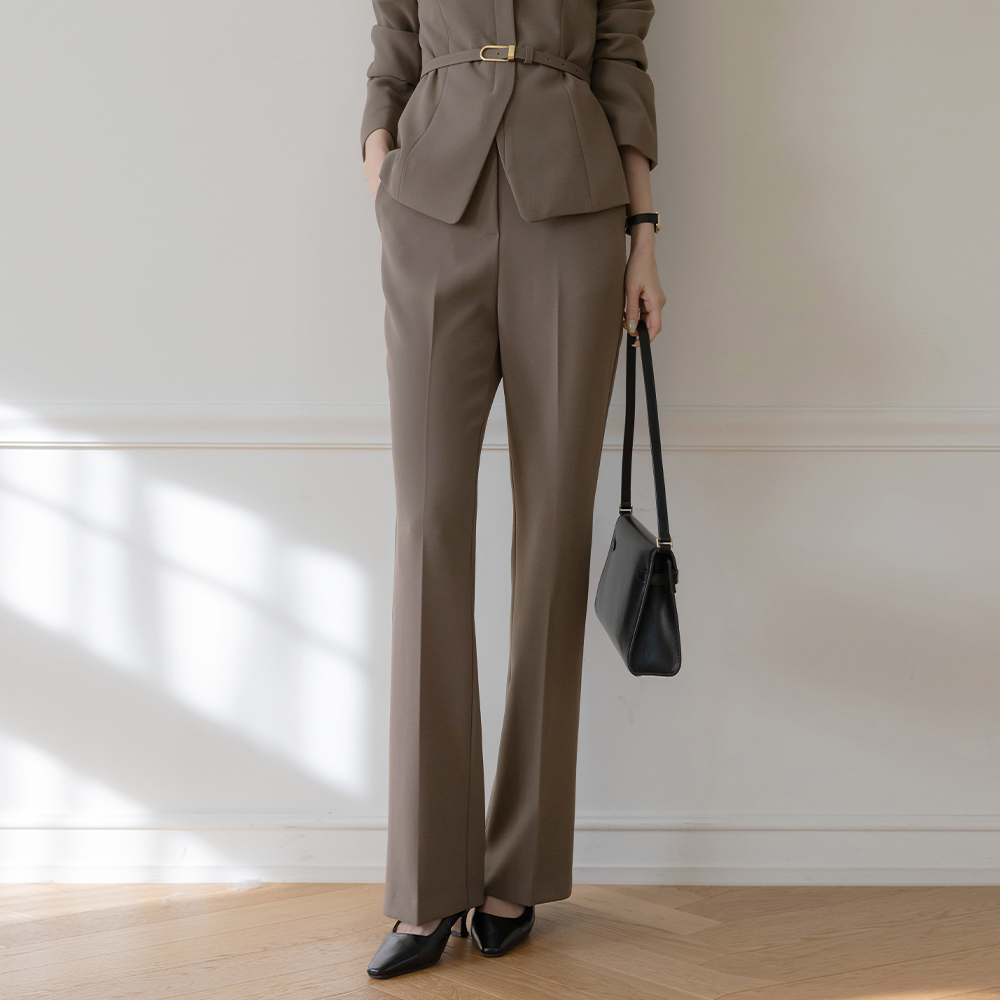 喇叭 Set-up 宽松长裤