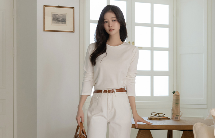 All Day 圆领 柔丝 莫代尔 T恤衫