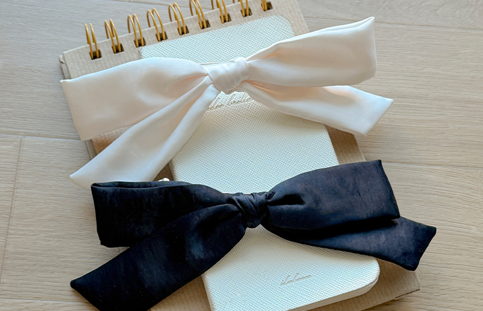  绸缎 蝴蝶结 别针