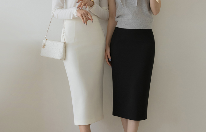 麻糬 弹力 H字型 最高 裙子