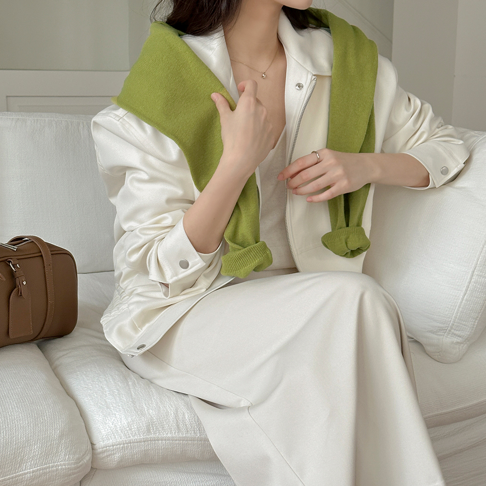 翻领 束腰夹克 夹克